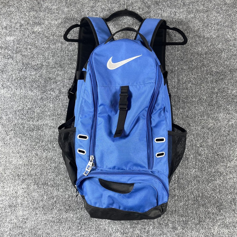 Vintage Nike Backpack One Size Blue Swoosh Logo Daypack School Y2K Retro Swoosh